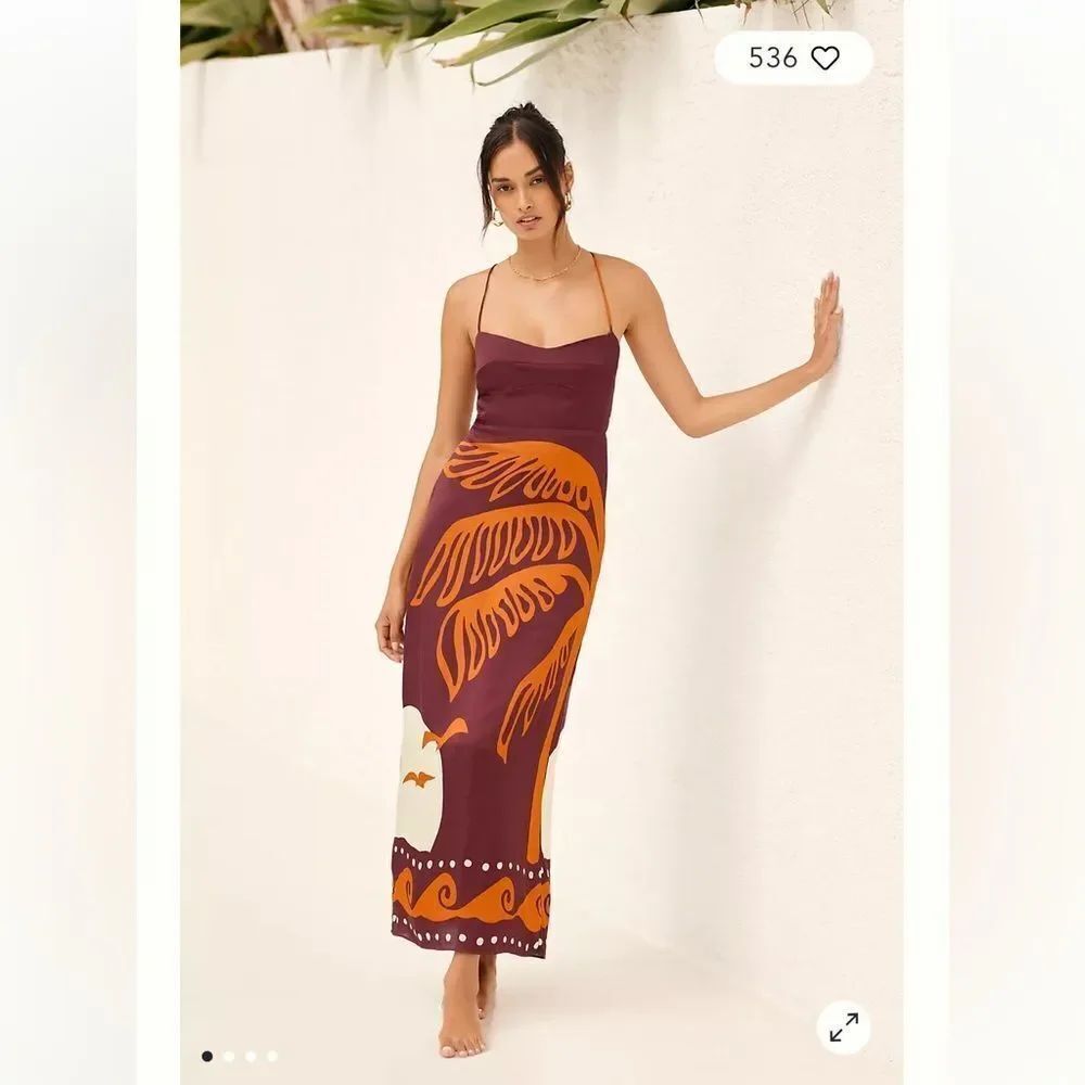 Anthropologie Cala de la Cruz Abrego Maxi Dress Size Medium